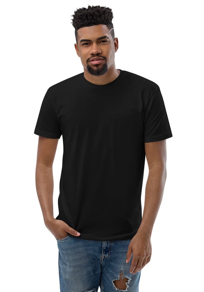 Men's Fitted T-Shirt | Next Level 3600 – Black