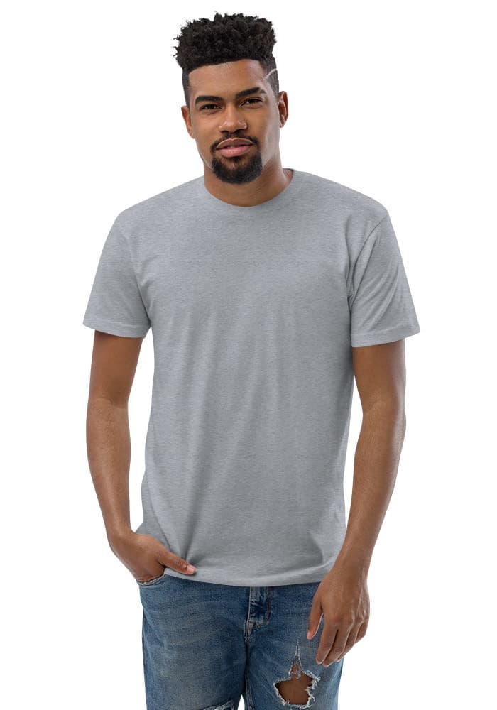 Men's Fitted T-Shirt | Next Level 3600 – Heather Grey