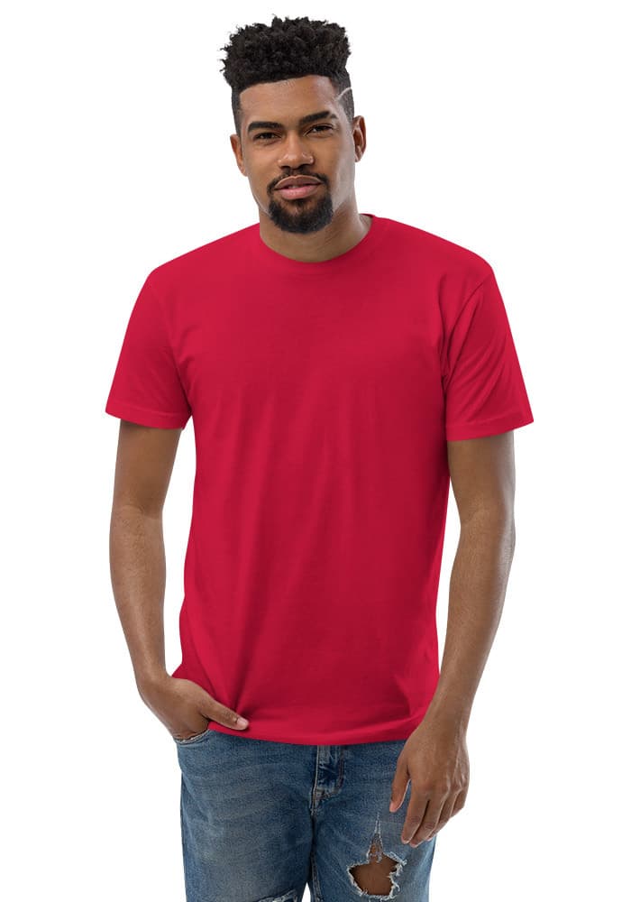 Men's Fitted T-Shirt | Next Level 3600 – Red
