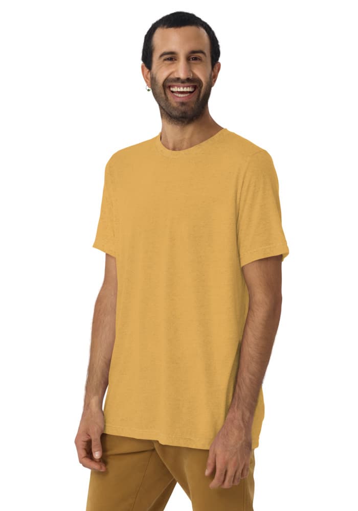 Unisex Tri-Blend T-Shirt | Bella + Canvas 3413 – Mustard Triblend
