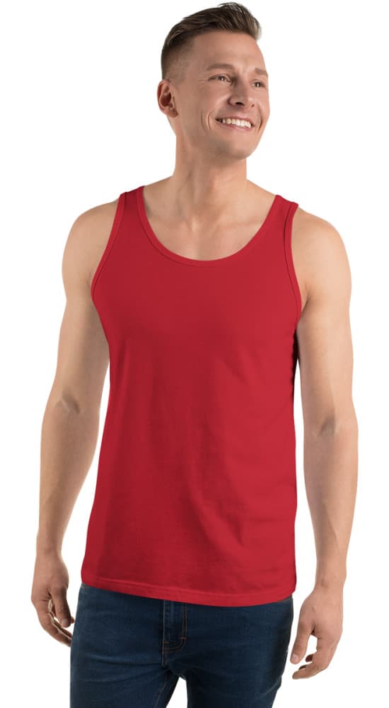 Men’s Staple Tank Top | Bella + Canvas 3480 – Red