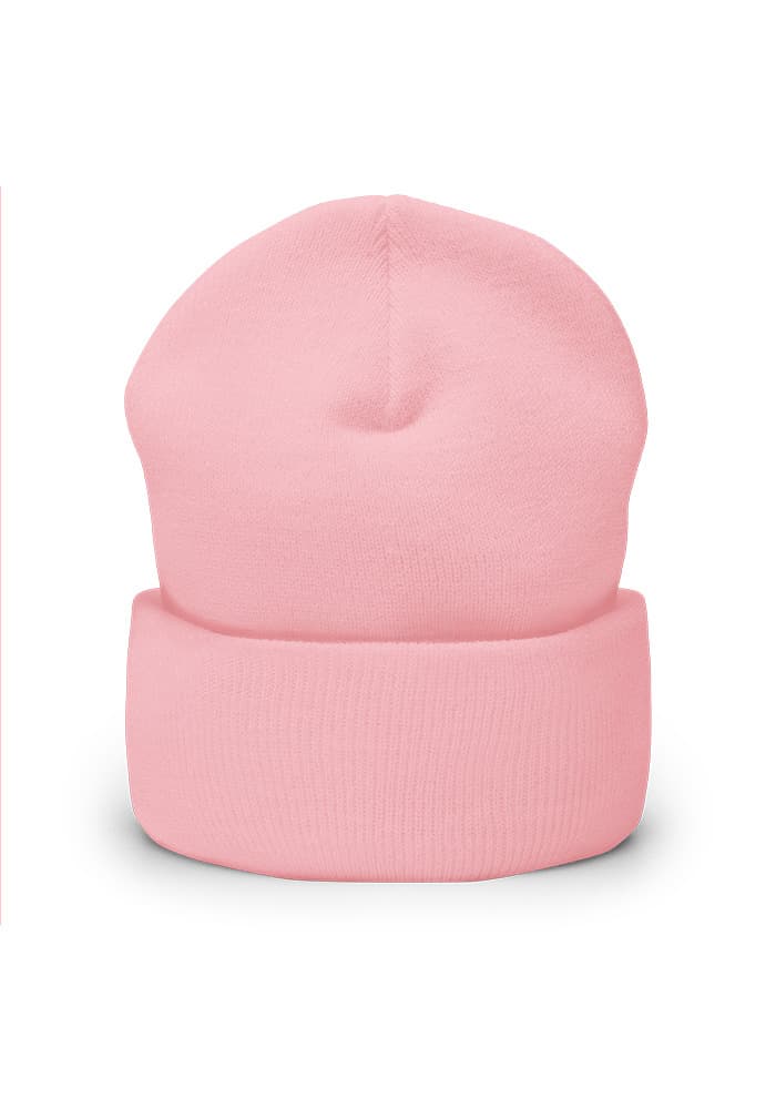 Cuffed Beanie | Yupoong 1501KC – Baby Pink