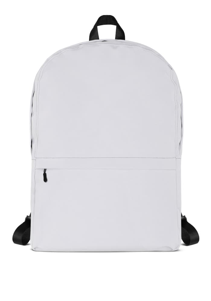 All-Over Print Backpack – White
