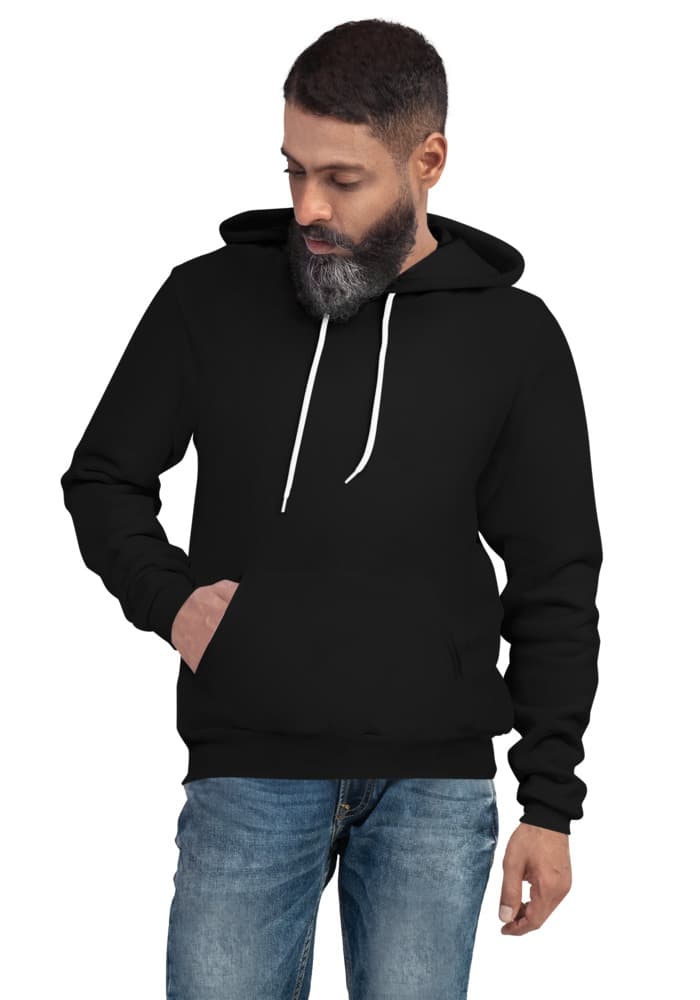 Unisex Pullover Hoodie | Bella + Canvas 3719 – Black
