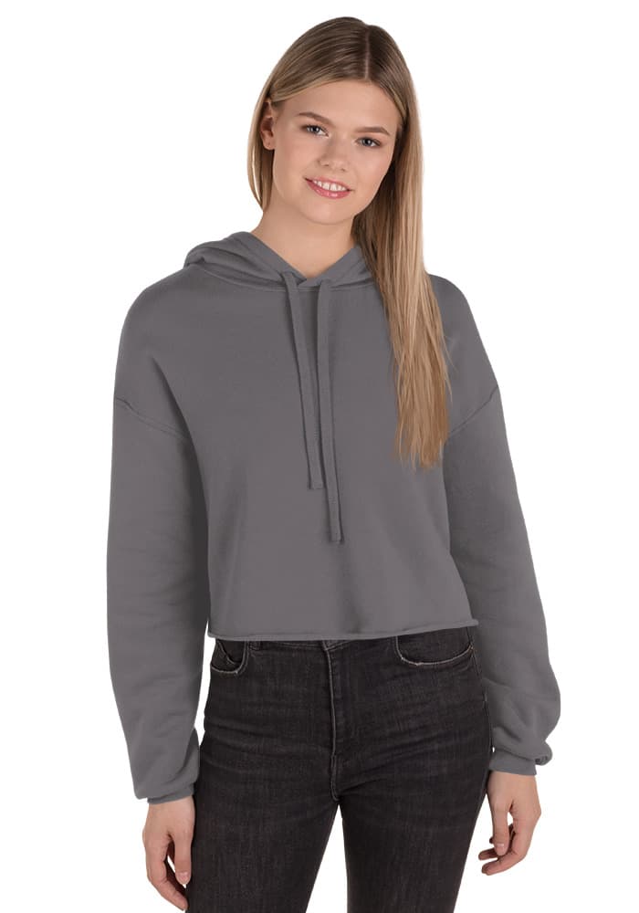 Women's Cropped Hoodie | Bella + Canvas 7502 – Storm