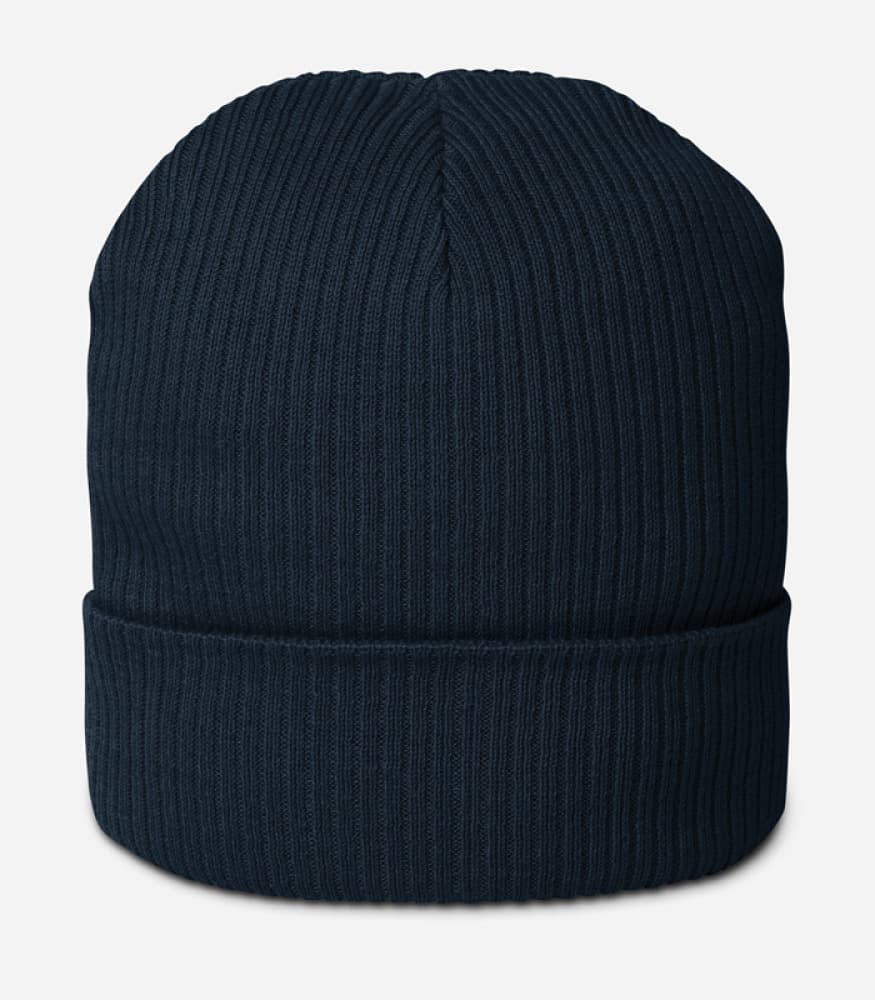 Organic Ribbed Beanie | Atlantis – Oxford Navy