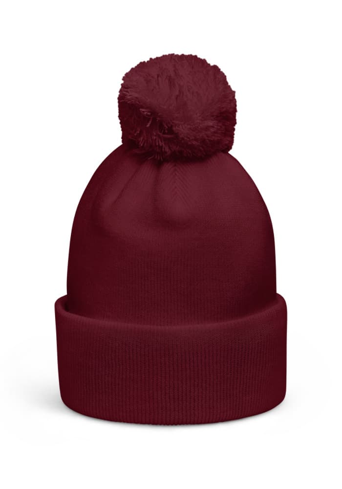Pom-Pom Beanie | Beechfield B426 – Burgundy