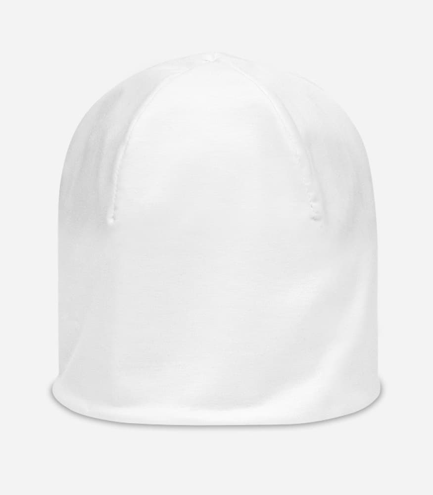All-Over Print Beanie – White