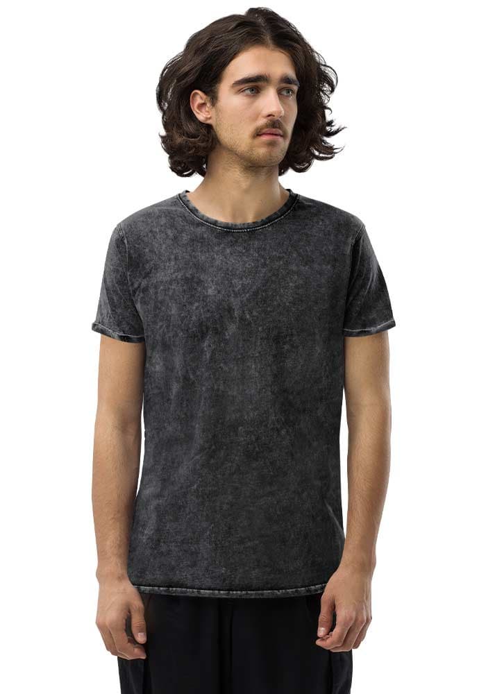 Unisex Denim T-Shirt | Husky CA6689 – Black