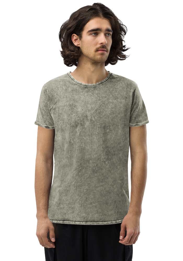 Unisex Denim T-Shirt | Husky CA6689 – Dark Army Green