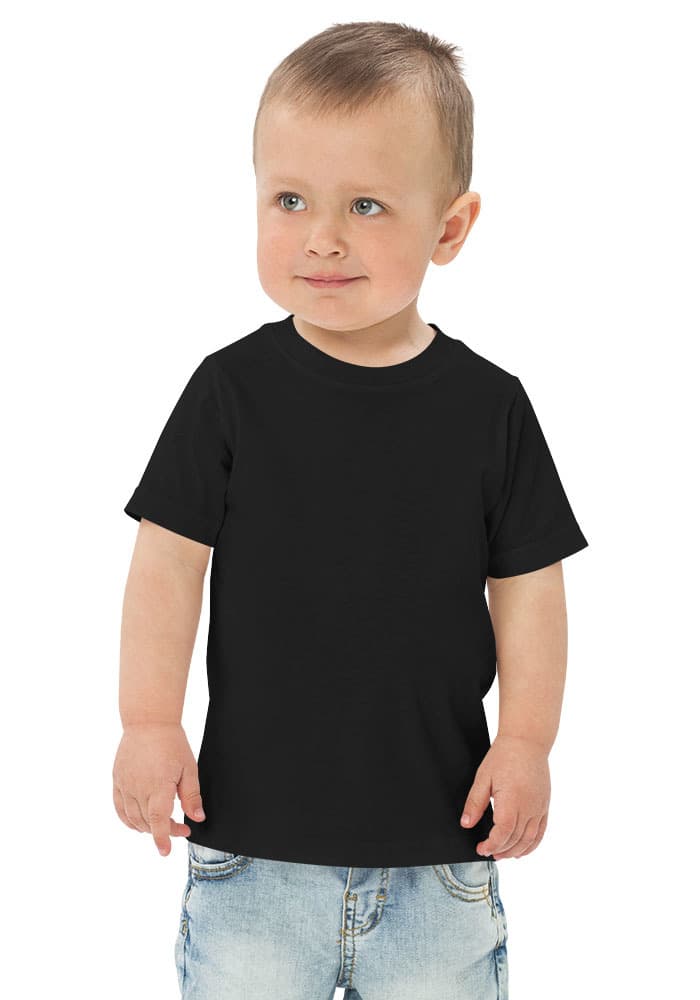 Toddler Jersey T-Shirt | Rabbit Skins 3321 – Black