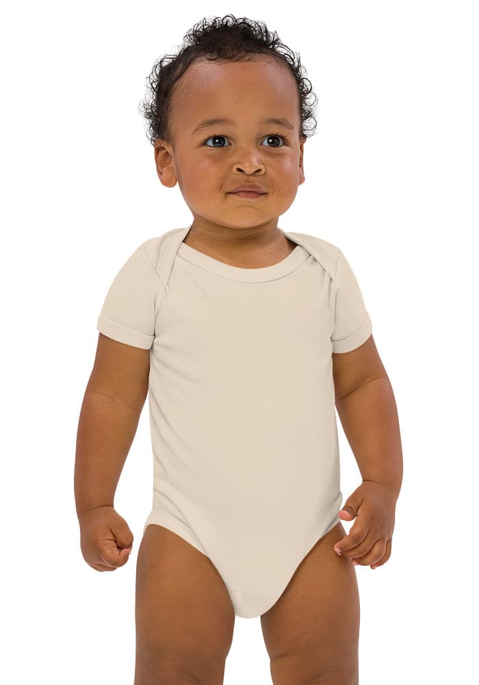 Organic Cotton Baby Bodysuit | Babybugz BZ10 – Organic Natural