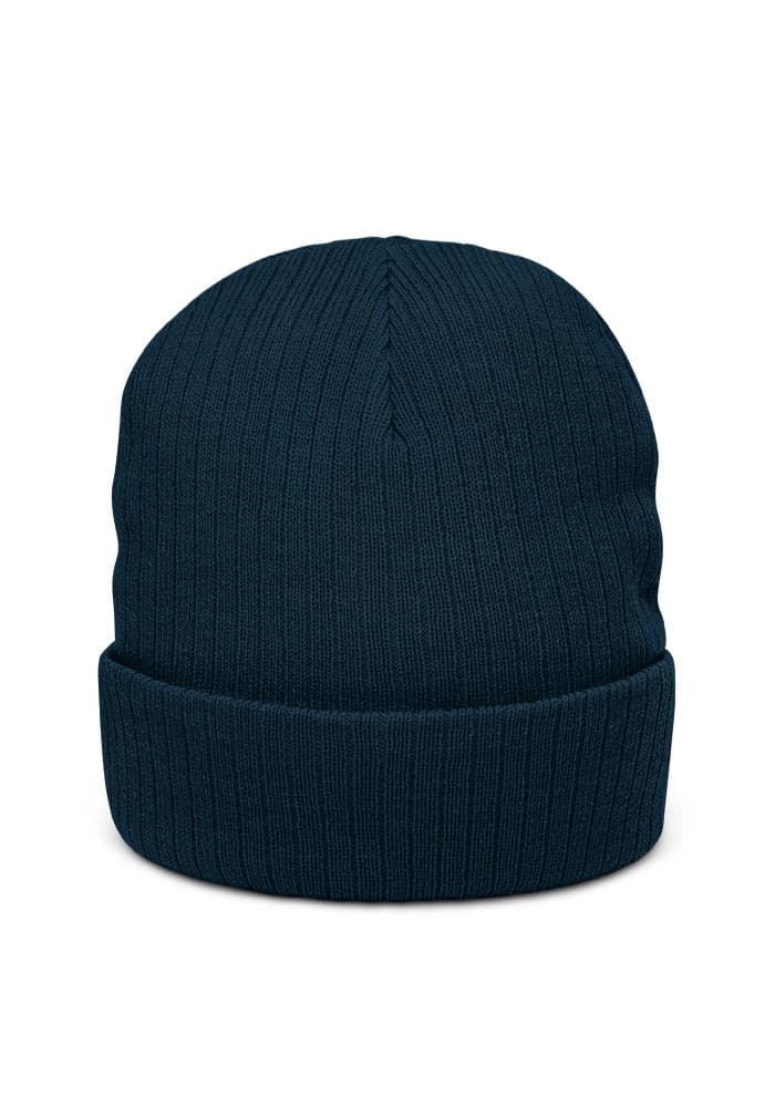 Ribbed Knit Beanie | Atlantis – Navy