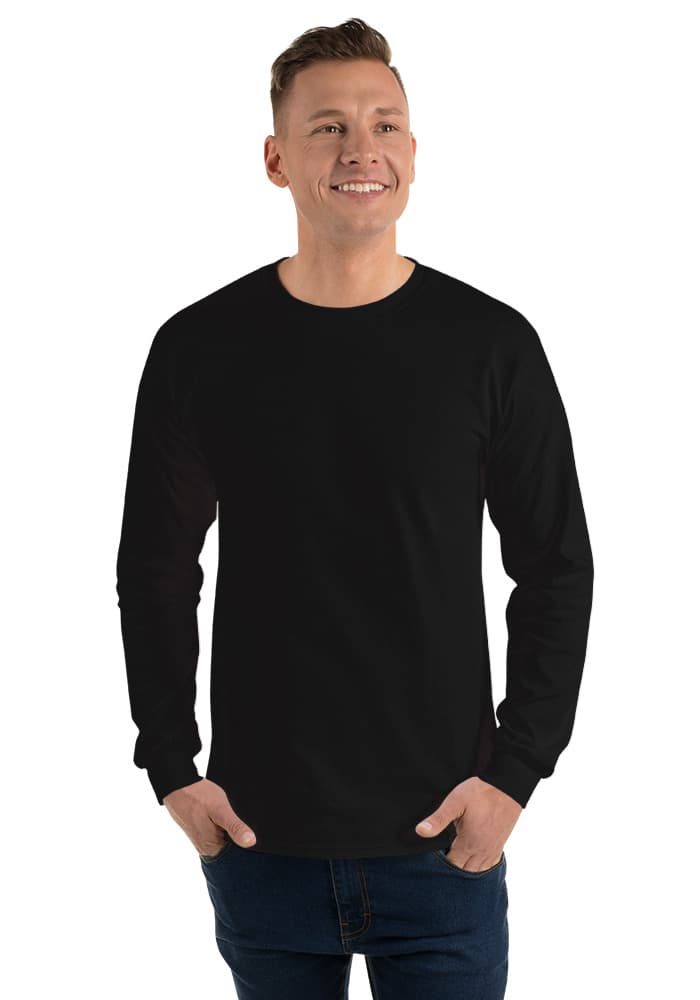Unisex Long Sleeve Shirt | Gildan 2400 – Black