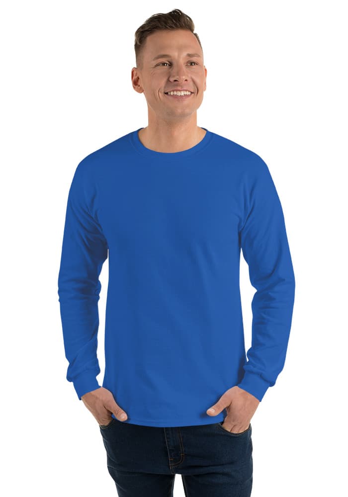 Unisex Long Sleeve Shirt | Gildan 2400 – Royal
