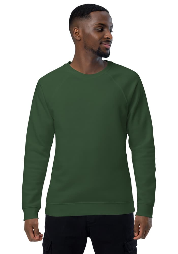 Unisex Organic Raglan Sweatshirt | SOL'S 03567 – Bottle green