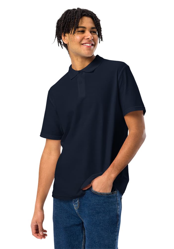 Unisex Pique Polo Shirt | Gildan 64800 – Navy