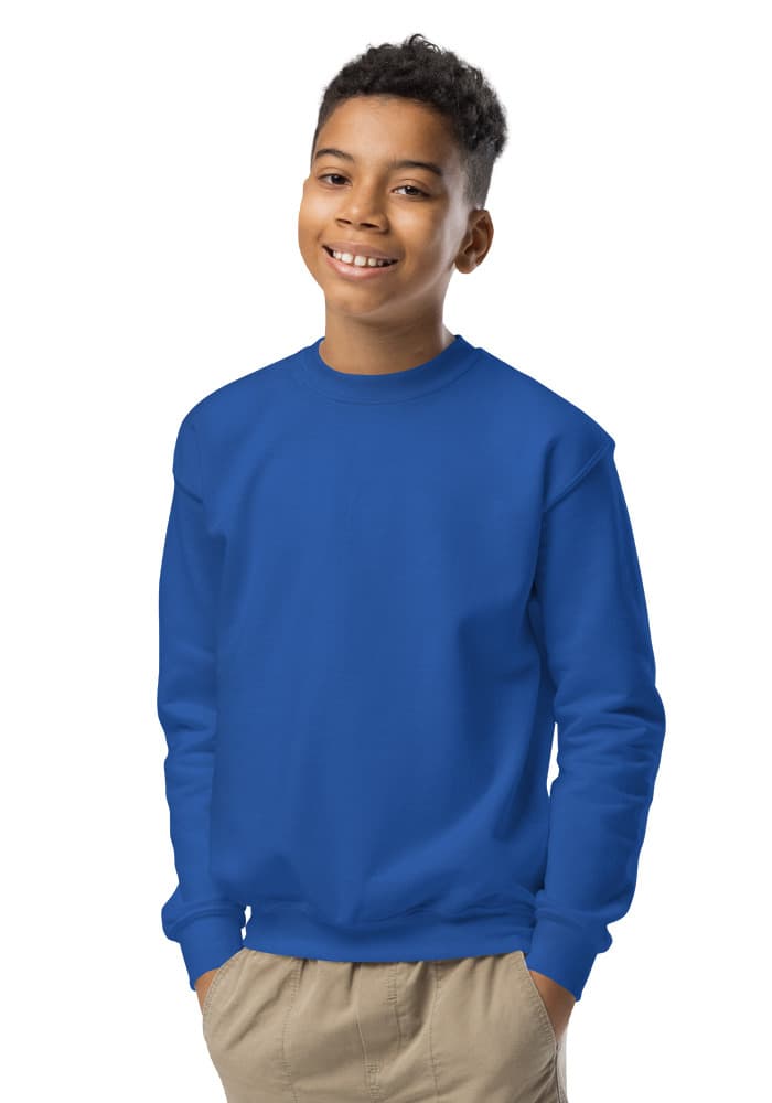 Youth Crew Neck Sweatshirt | Gildan 18000B – Royal