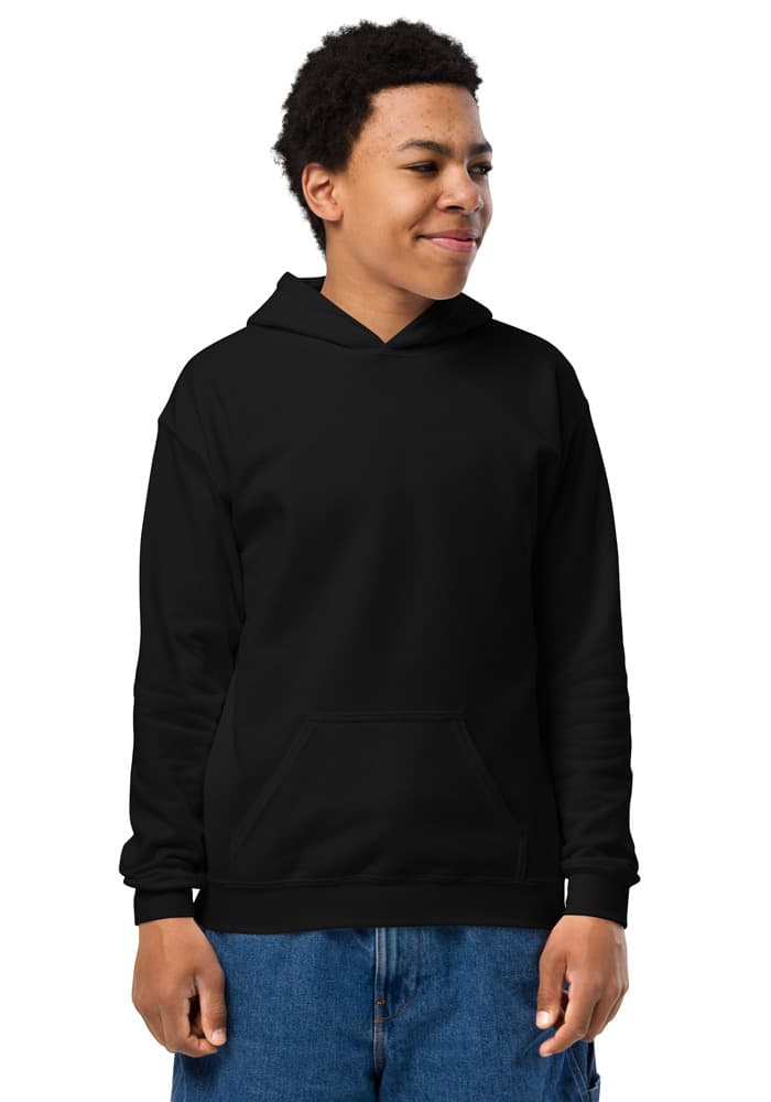 Youth Heavy Blend Hoodie | Gildan 18500B – Black