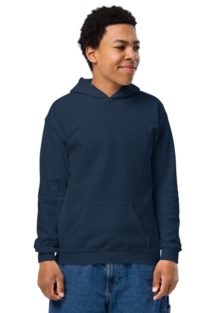 Youth Heavy Blend Hoodie | Gildan 18500B – Navy