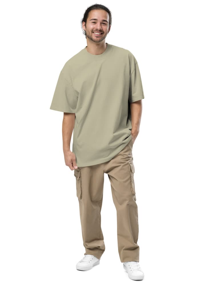 Men's Oversized Faded T-Shirt | AS Colour 5082 – Faded Eucalyptus