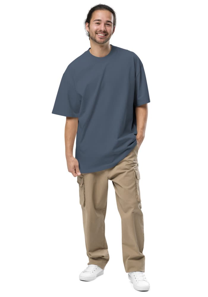 Men's Oversized Faded T-Shirt | AS Colour 5082 – Faded Indigo