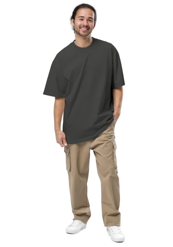 Men's Oversized Faded T-Shirt | AS Colour 5082 – Faded Coal