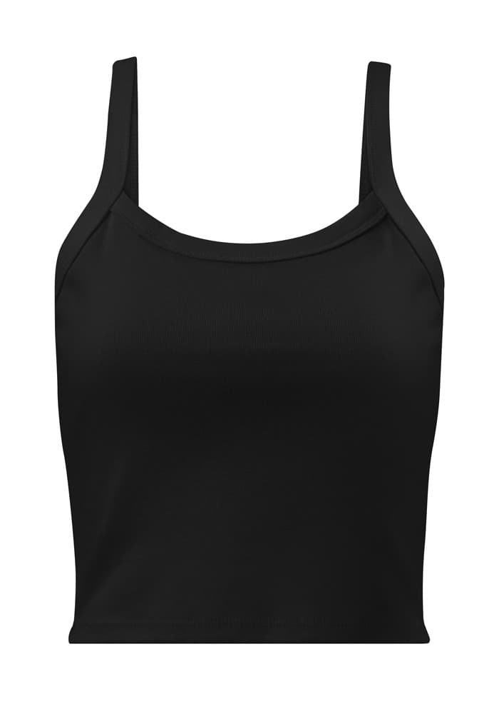 Women's Micro-Rib Tank Top | Bella Canvas 1012 – Solid Black Blend