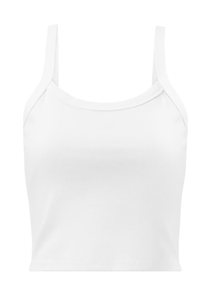 Women's Micro-Rib Tank Top | Bella Canvas 1012 – Solid White Blend