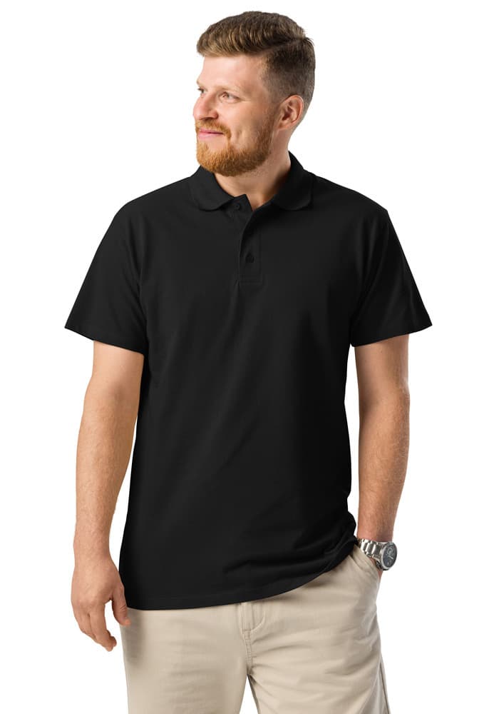 Unisex Premium Pique Polo Shirt | SOL'S 11362 – Black