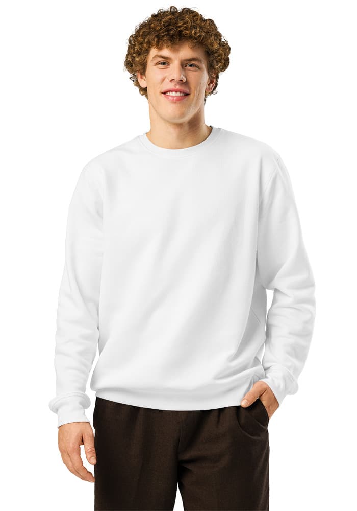 Unisex Organic Mid-Weight Roller Sweatshirt | Stanley/Stella SASU010 – White
