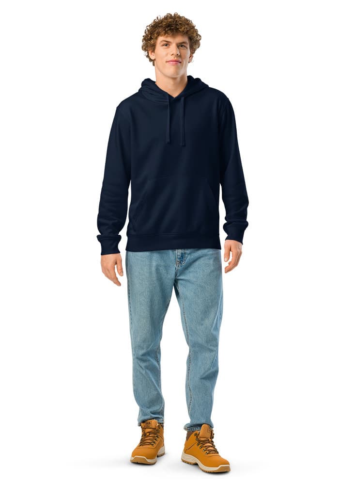 Unisex Organic Mid-Weight Drummer 2.0 Hoodie | Stanley/Stella SASU009 – French Navy