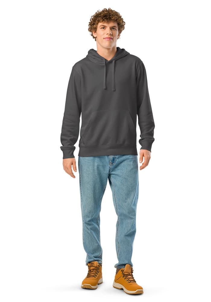Unisex Organic Mid-Weight Drummer 2.0 Hoodie | Stanley/Stella SASU009 – Anthracite