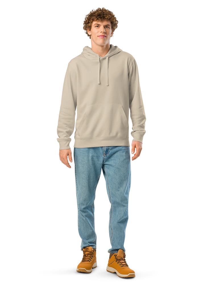 Unisex Organic Mid-Weight Drummer 2.0 Hoodie | Stanley/Stella SASU009 – Desert Dust