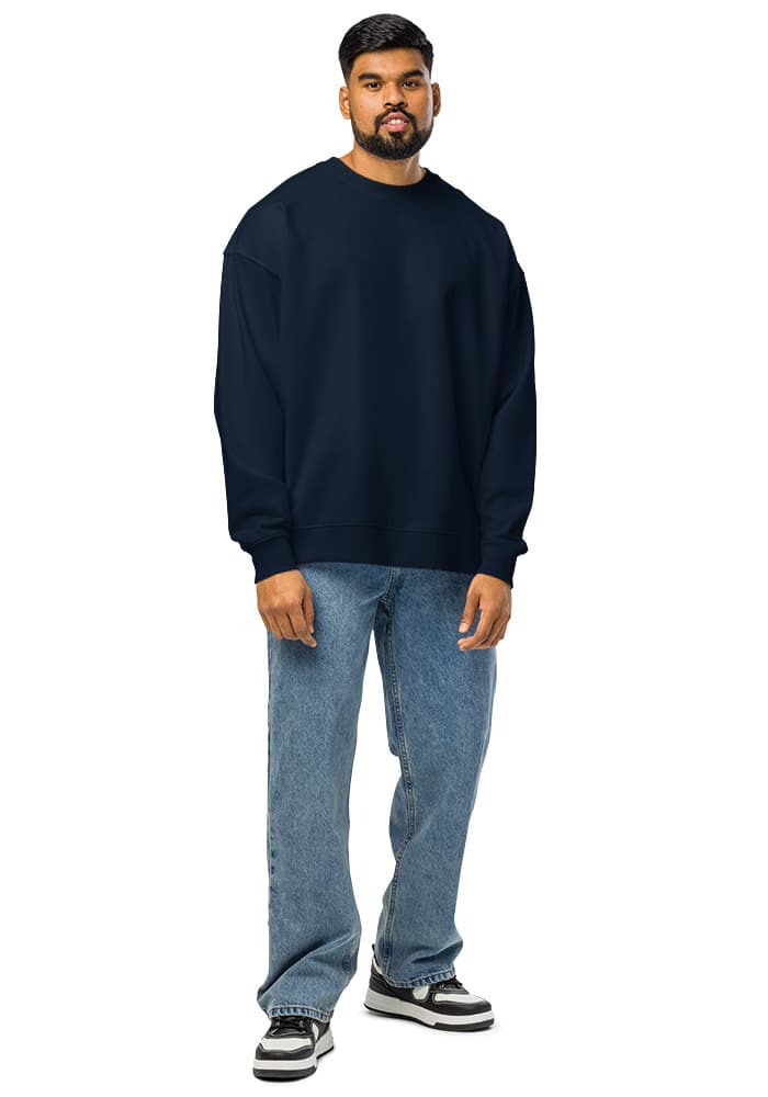 Unisex Organic Oversized Raddler 2.0 Sweatshirt | Stanley/Stella SASU025 – French Navy
