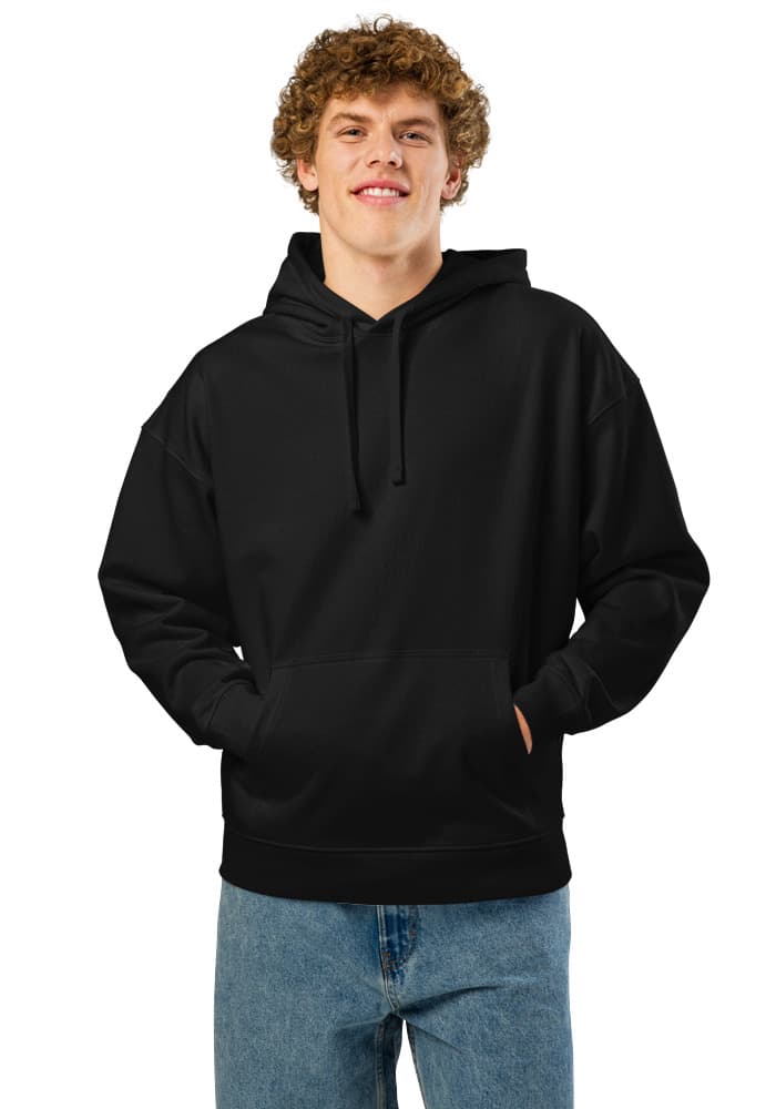 Unisex Organic Relaxed Slammer 2.0 Hoodie | Stanley/Stella SASU024 – Black