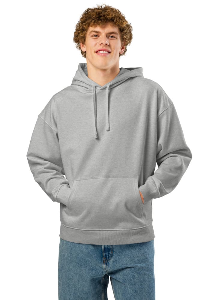 Unisex Organic Relaxed Slammer 2.0 Hoodie | Stanley/Stella SASU024 – Heather Grey