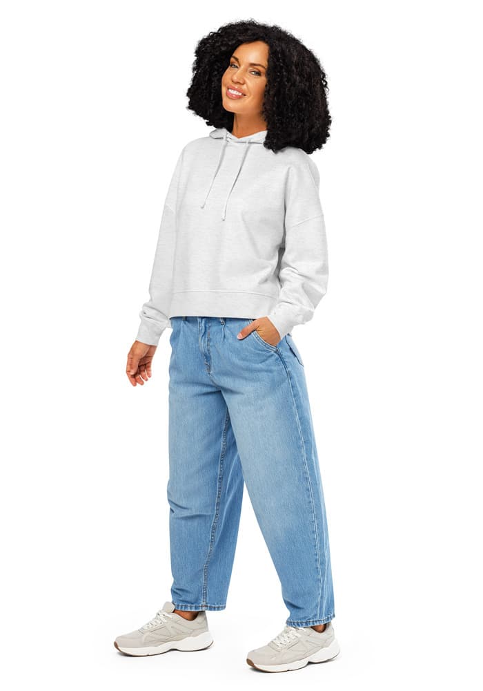 Women's Organic Stella Nora Hoodie | Stanley/Stella SASW035 – Cool Heather Grey