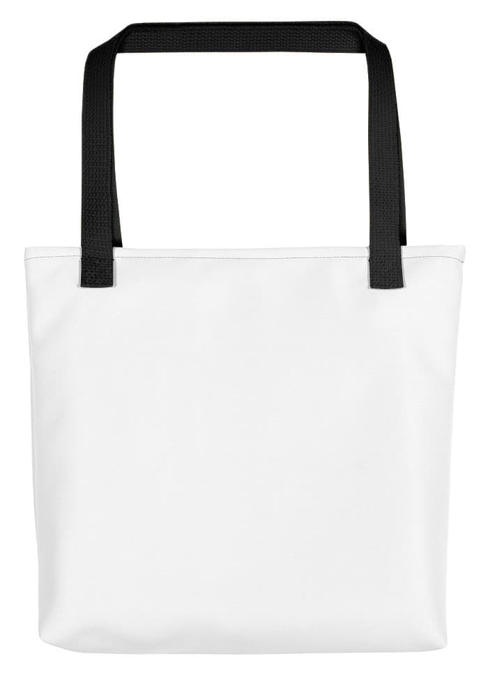 All-Over Print Tote Bag – Black