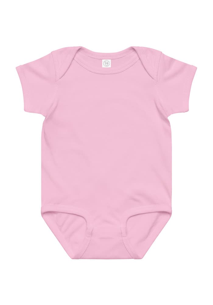 Baby Jersey Bodysuit | Rabbit Skins 4424 – Pink