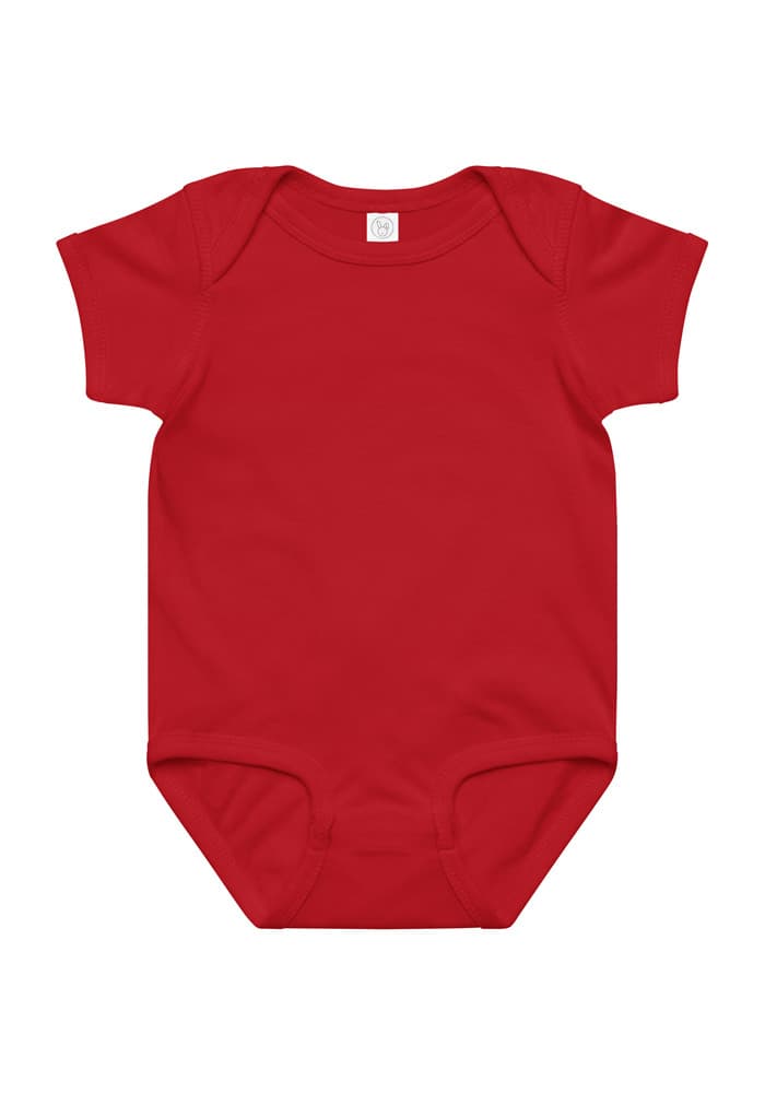 Baby Jersey Bodysuit | Rabbit Skins 4424 – Red