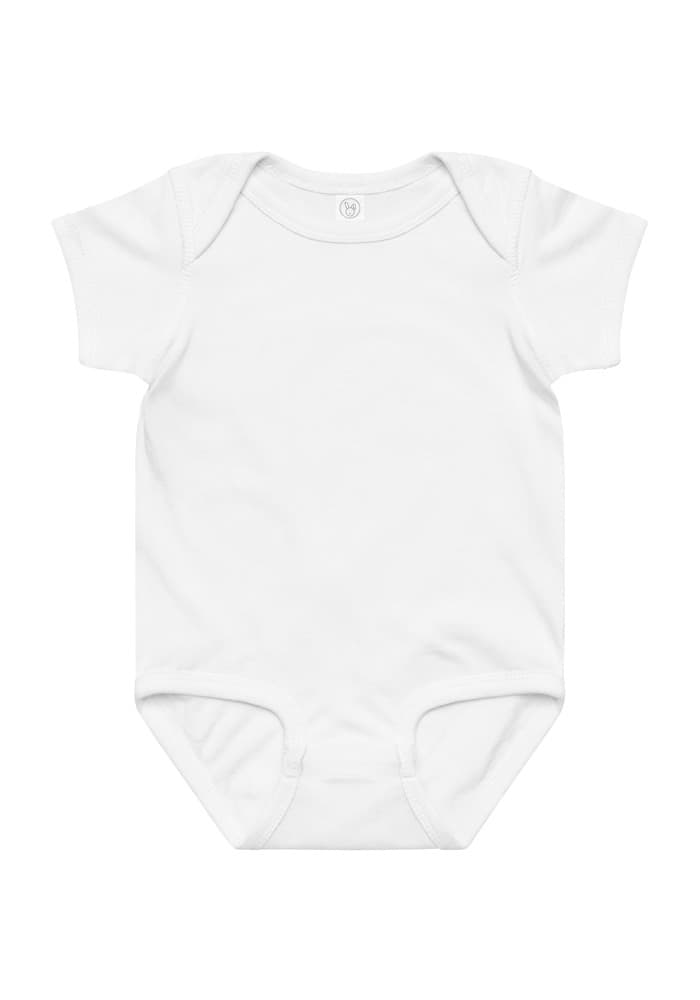 Baby Jersey Bodysuit | Rabbit Skins 4424 – White