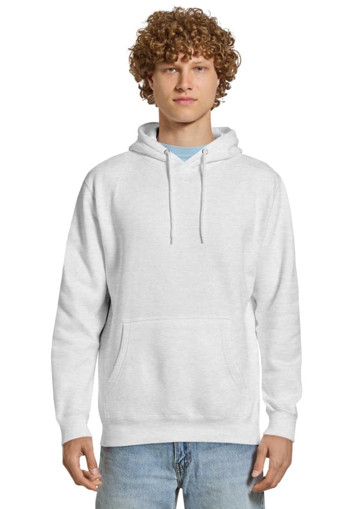Unisex Premium Mid-Weight Hoodie | Lane Seven LS14001 – Heather Grey