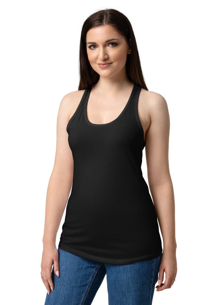 Women's Ideal Racerback Tank Top | Next Level 1533 – Black