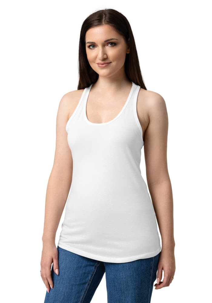Women's Ideal Racerback Tank Top | Next Level 1533 – White