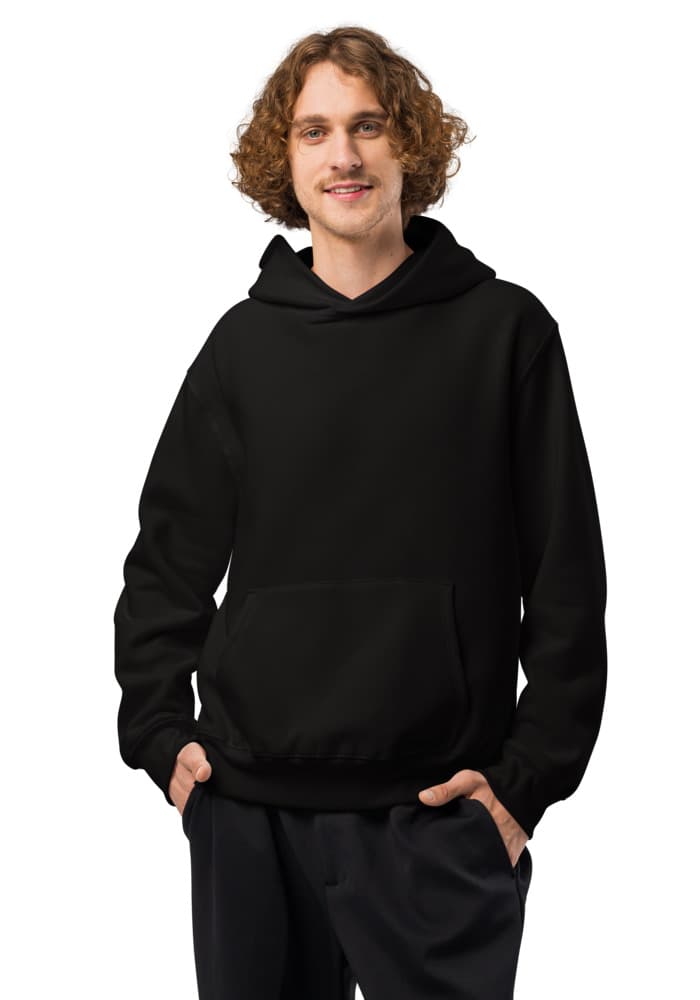 Unisex Oversized Heavyweight Hoodie | Bella + Canvas 4719 – Black