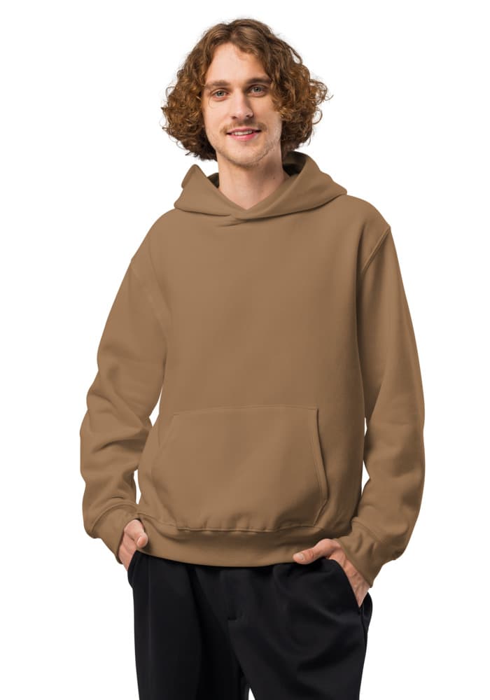 Unisex Oversized Heavyweight Hoodie | Bella + Canvas 4719 – Vintage Brown
