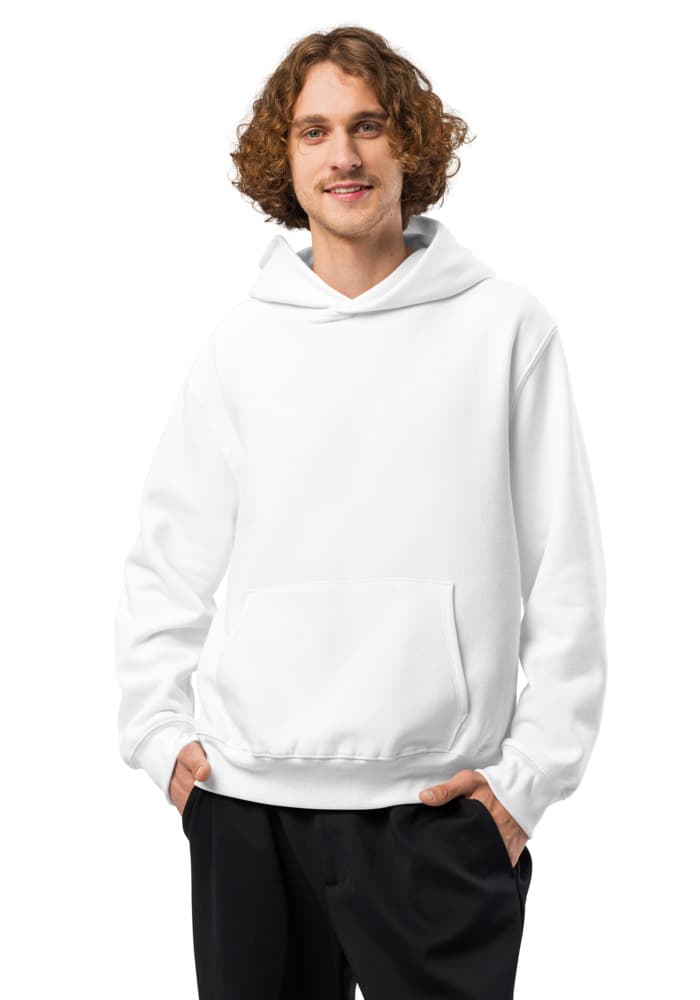 Unisex Oversized Heavyweight Hoodie | Bella + Canvas 4719 – White