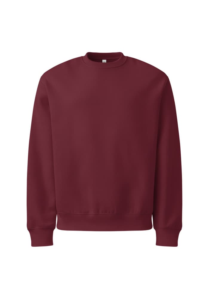 Unisex Oversized Heavyweight Sweatshirt | Bella + Canvas 4711 – Maroon