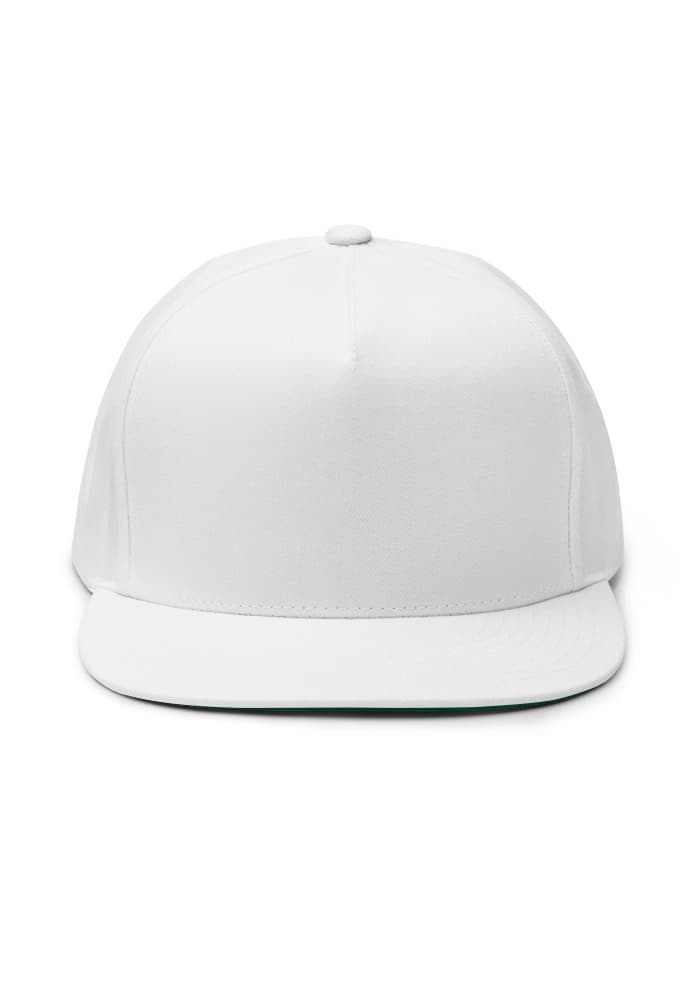 Flat Bill Cap | Yupoong 6007 – White